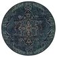 Oriental Weavers Andorra 7"10" Round Blue Area Rug, , large