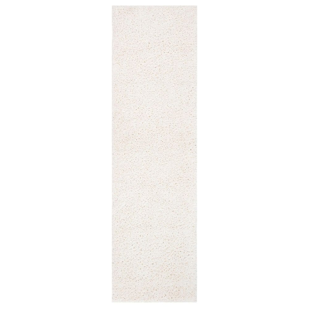 Safavieh August Shag AUG900C 2"3" x 14" Ivory Runner, , large