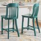 Linon Home Decor Maylen Counter Stool in Dark Green (Set of 2), , large