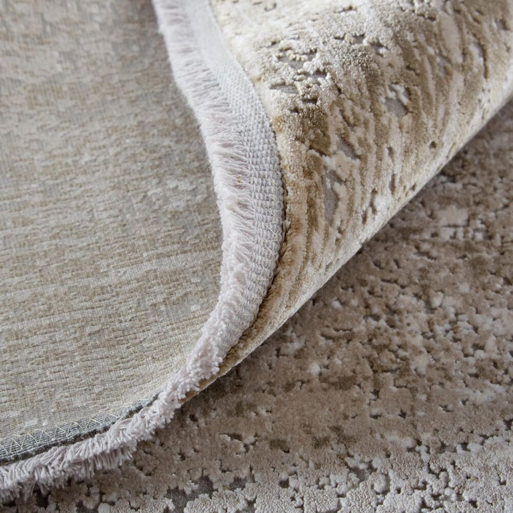 Feizy Cadiz 4&#39;10&quot; x 7&#39;10&quot; Beige and Gray Area Rug, , large