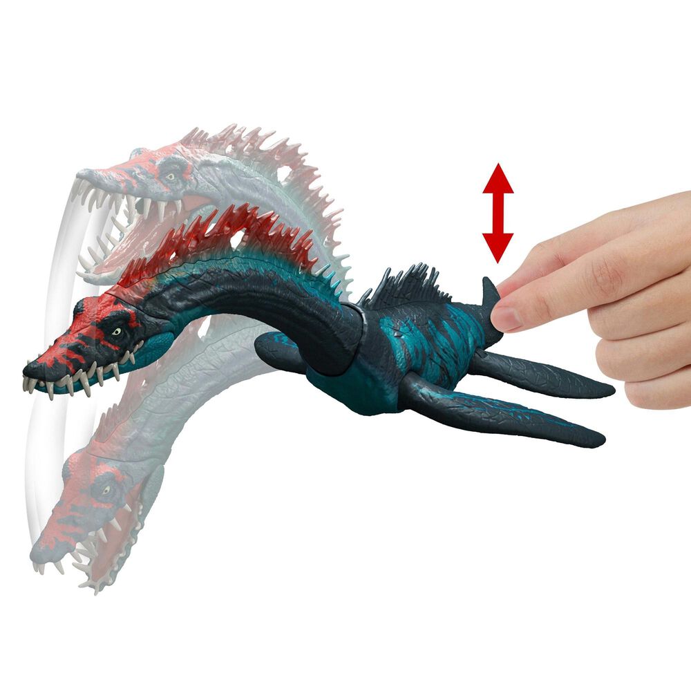 Mattel Chaos Theory Gigantic Trackers Styxosaurus Dinosaur Figure, , large