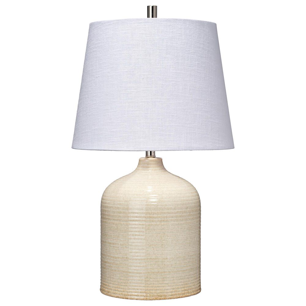 Splendor Living Eastland Table Lamp in Taupe and Silver, , large