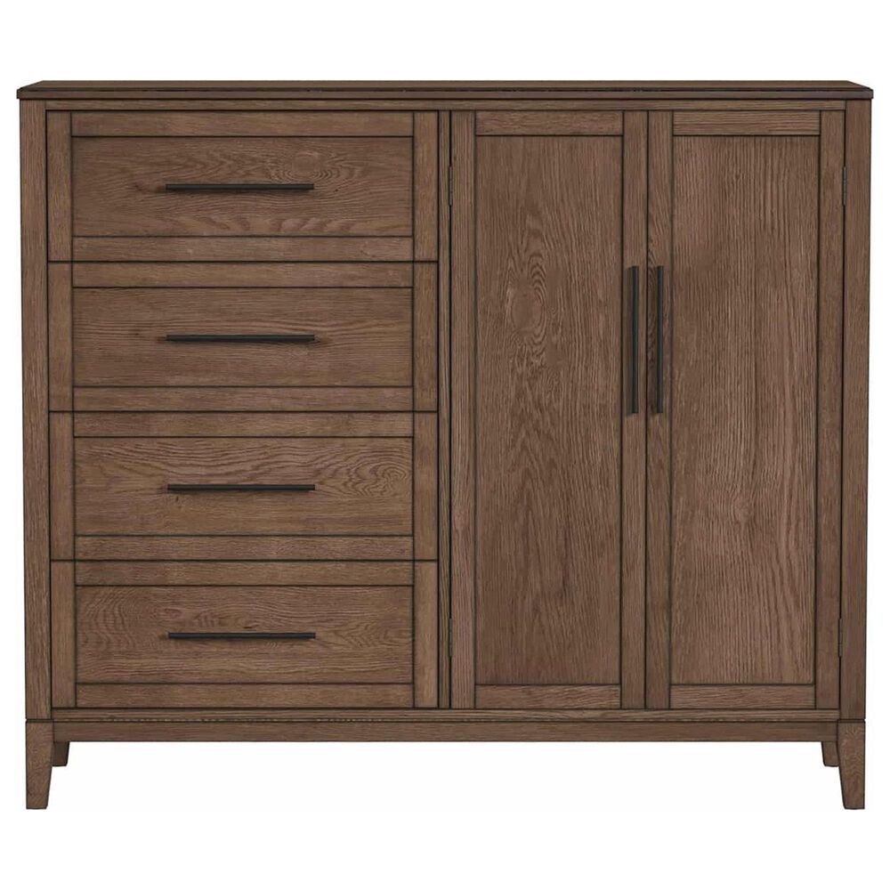 Hawthorne Furniture Oslo 4-Drawer Gentleman&#39;s Chest in Weathered Chestnut, , large