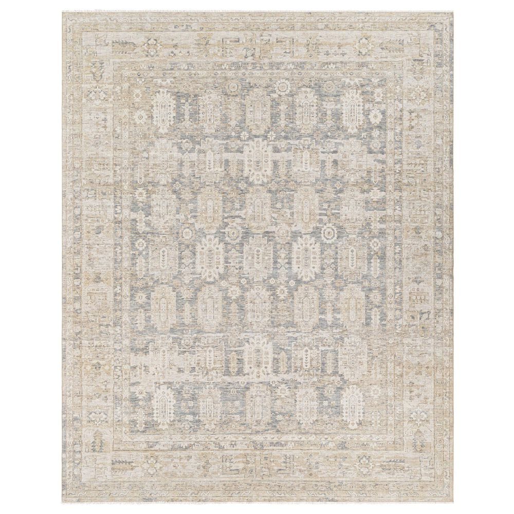 Surya Once Upon a Time Tan, Gray, Light Gray, Ivory and Light Brown 9"10" x 12"6" Area Rug, , large