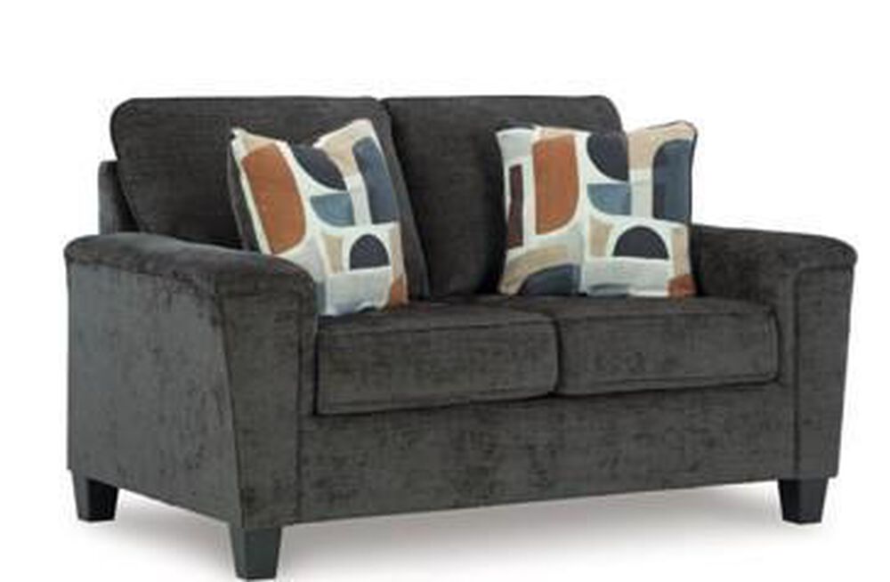 Ashley Erinslane Stationary Loveseat in Dusk, , large