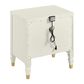 Forma & Co Olivia 5-Piece Twin Canopy Bedroom Set in French White, , large