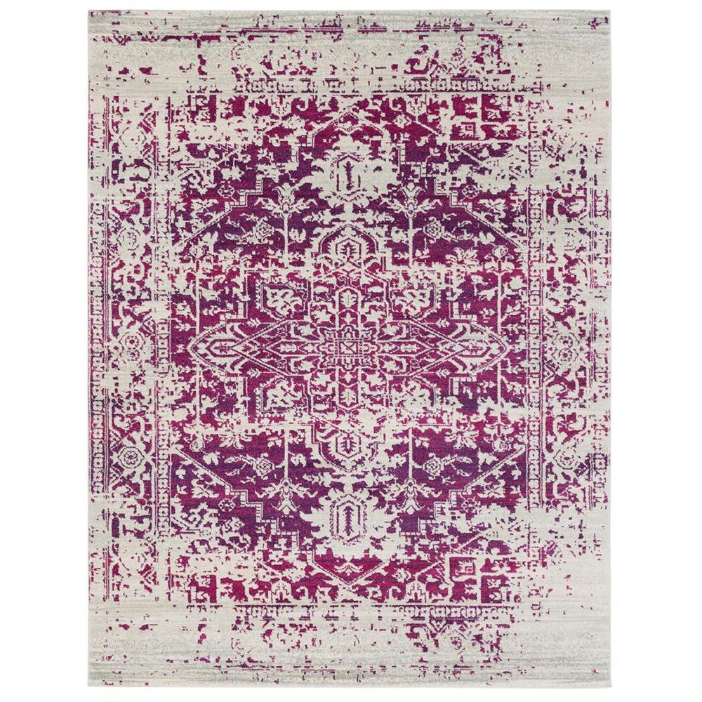 Surya Harput HAP-1020 7"10" x 10"3" Garnet, Gray and Blue Area Rug, , large