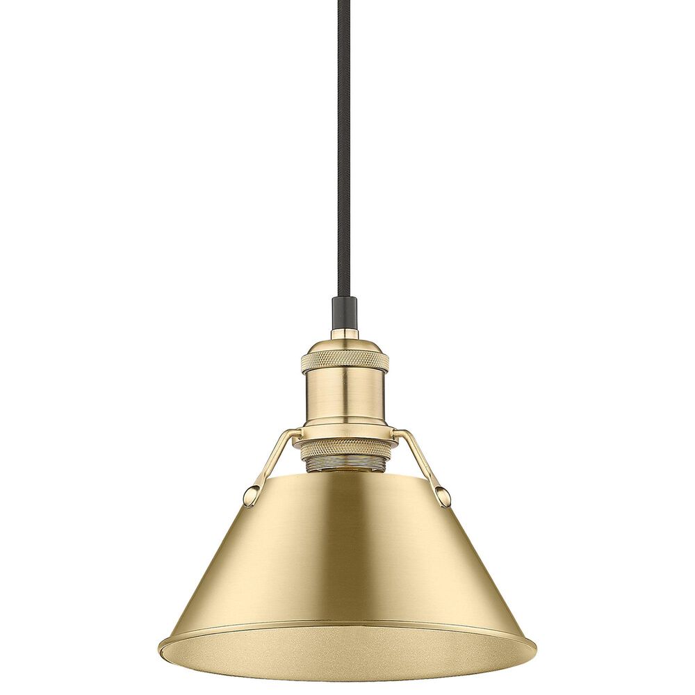 Golden Lighting Orwell 1-Light Small Pendant in Brushed Champagne Bronze, , large