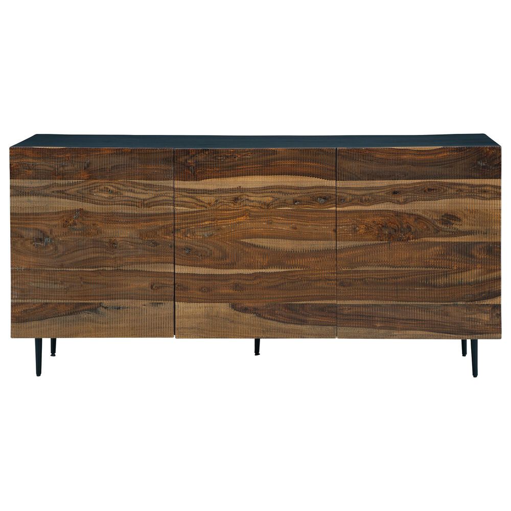Ashley Darrey 64&quot; Accent Cabinet in Natural and Brown, , large