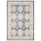 ROW by Oriental Weavers Cavett CAV07 Blue and Gold 5"3" x 7"6" Area Rug, , large