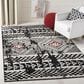 Safavieh Adirondack ADR202Z 6" x 9" Black and Light Grey Area Rug, , large