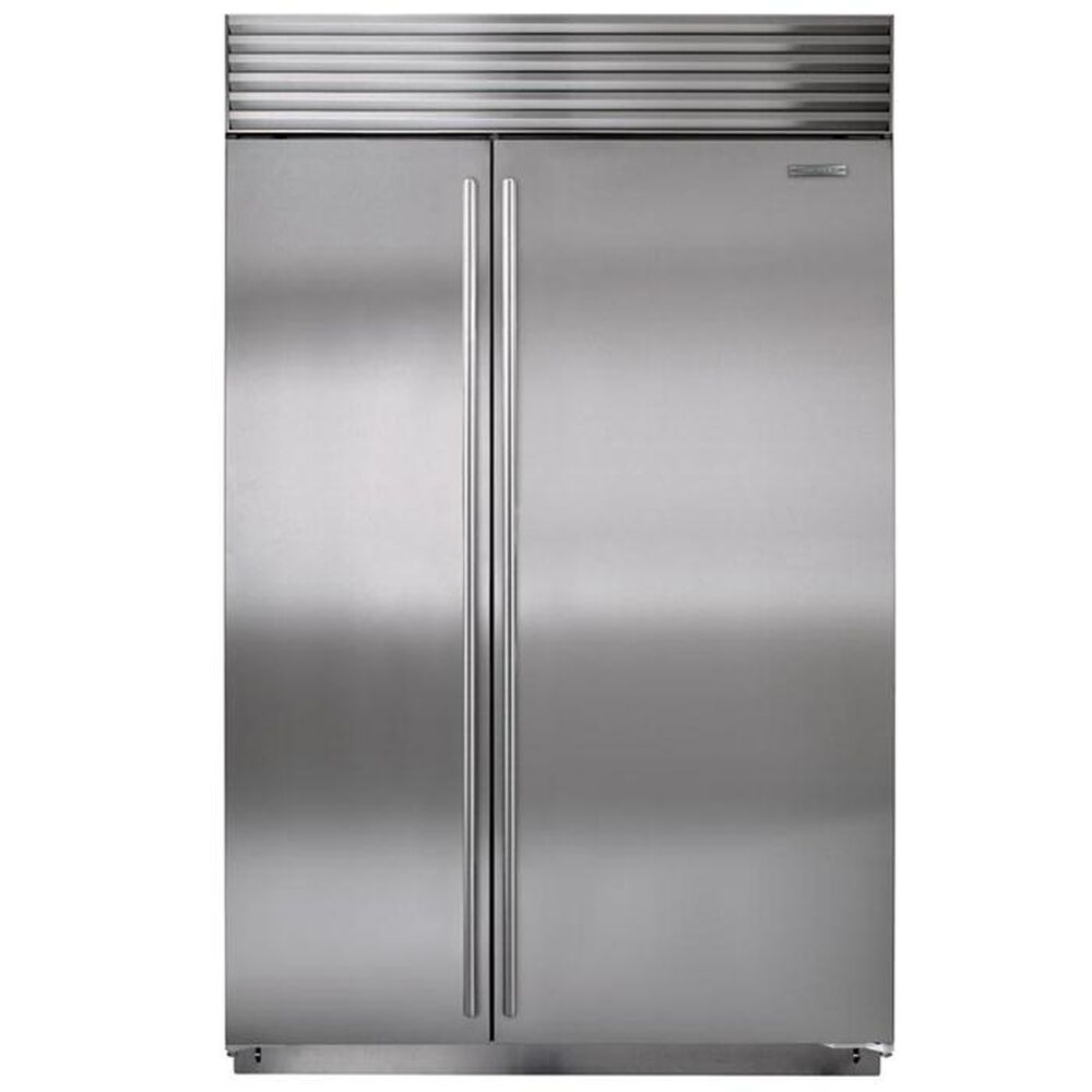 Sub Zero 48" Built-in Side by Side Refrigerator with 4 Adjustable Spill-Proof Glass Shelves, , large