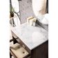 James Martin Vanities Addison 30" Freestanding Countertop Unit in Mid Century Acacia with 3 cm Carrara White Marble Top, , large