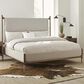 Stickley Furniture Walnut Grove Upholstered King Bed in Salvador Dove, , large