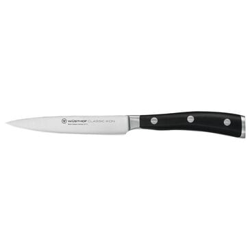 Wusthof Classic Ikon 4.5" Utility Knife Stainless Steel and Black, , large
