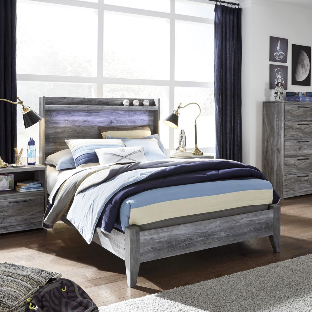 Ashley Baystorm 3-Piece Full Panel Bed Set in Gray, , large