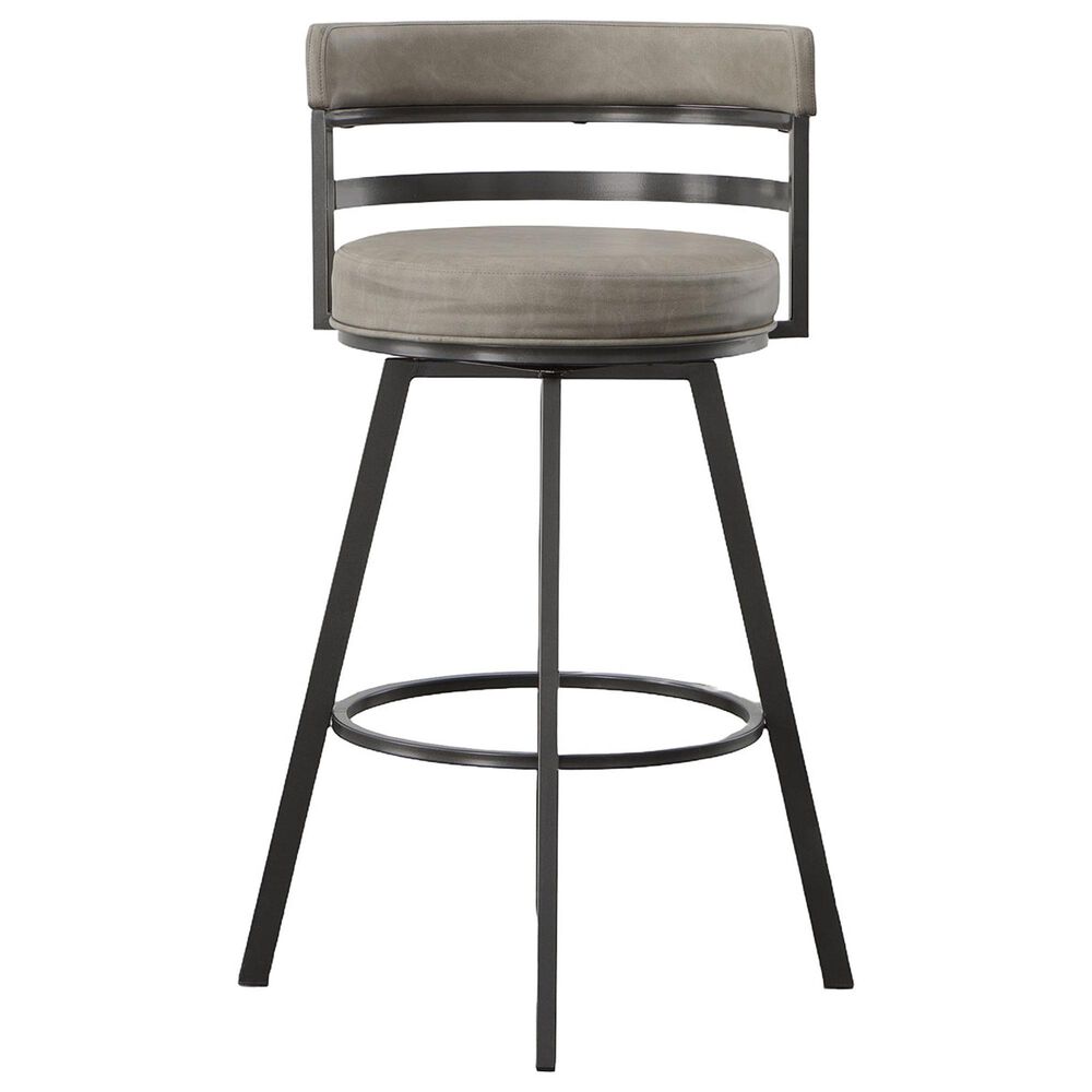 Steve Silver Gene Swivel Counter Stool in Charcoal, , large