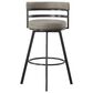 Steve Silver Gene Swivel Counter Stool in Charcoal, , large