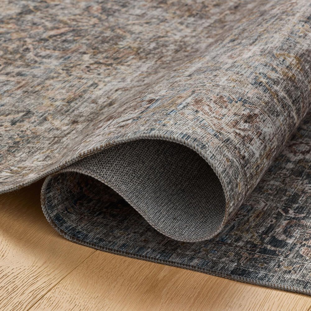 Amber Lewis x Loloi Josie 3&#39;6&quot; x 5&#39;6&quot; Dove and Gold Area Rug, , large