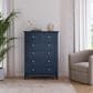 Urban Home Grace 5-Drawer Chest in Blueberry, , large