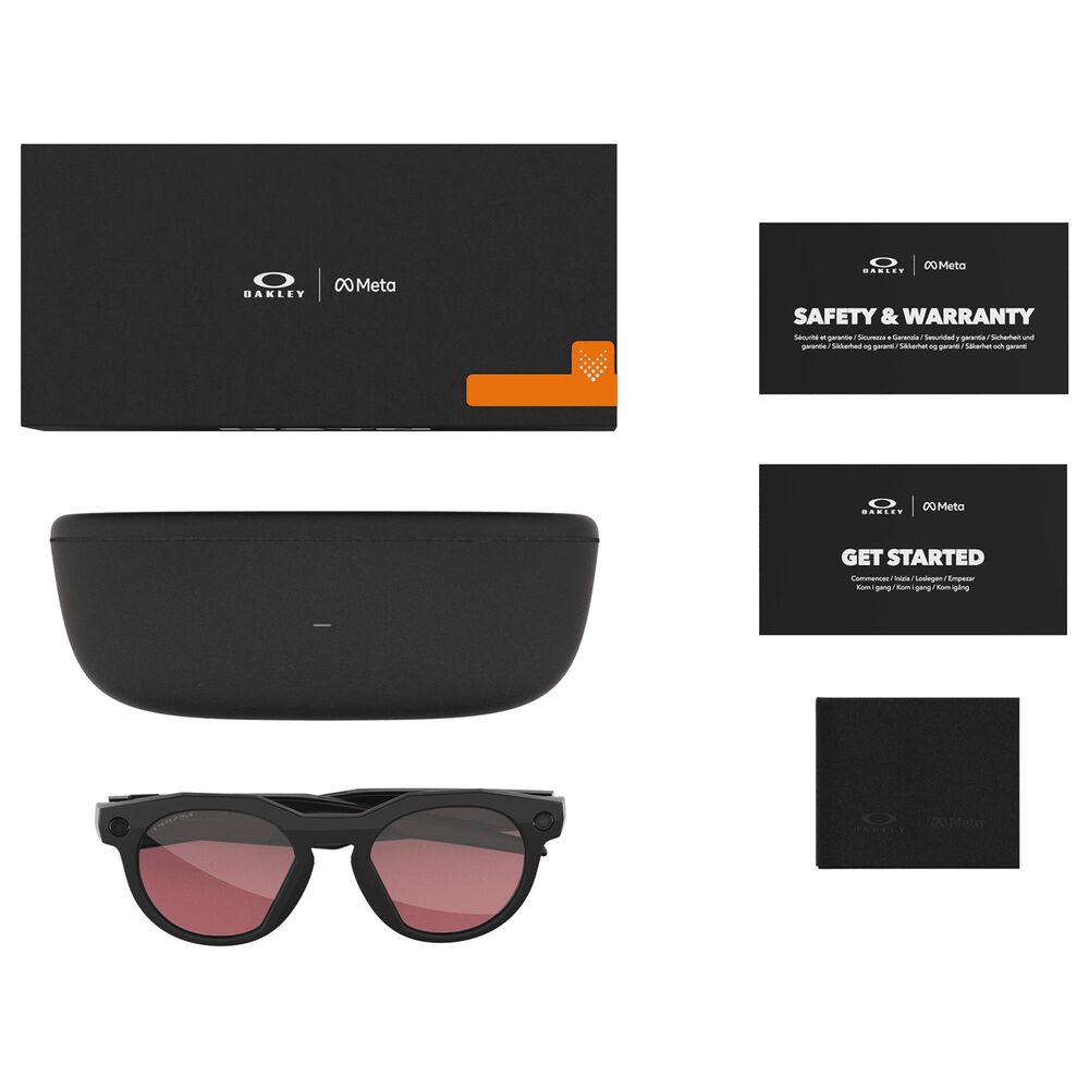 Oakley Sunglasses Meta HSTN Sunglasses with Prism Dark Golf Lenses in Black, , large