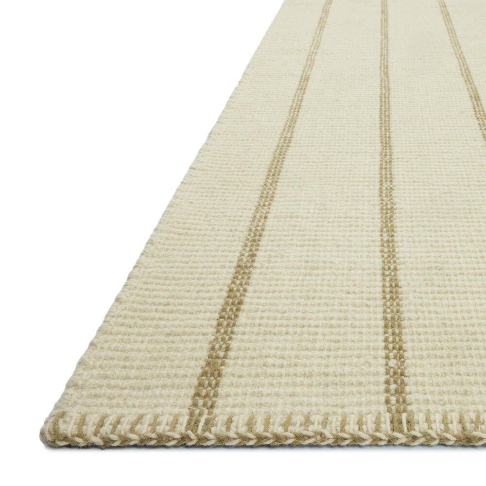 Amber Lewis x Loloi Harlan Ivory and Sage 9'6" x 13'6" Area Rug, , large