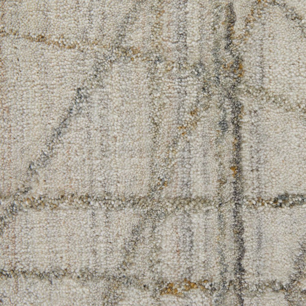 Feizy Whitton 4&#39; x 6&#39; Ivory and Charcoal Area Rug, , large