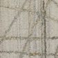 Feizy Whitton 4" x 6" Ivory and Charcoal Area Rug, , large