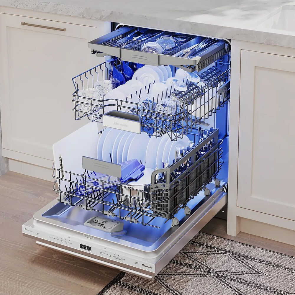 Thermador Sapphire 24&quot; Built-In Dishwasher with 44 dbA in Stainless Steel, , large
