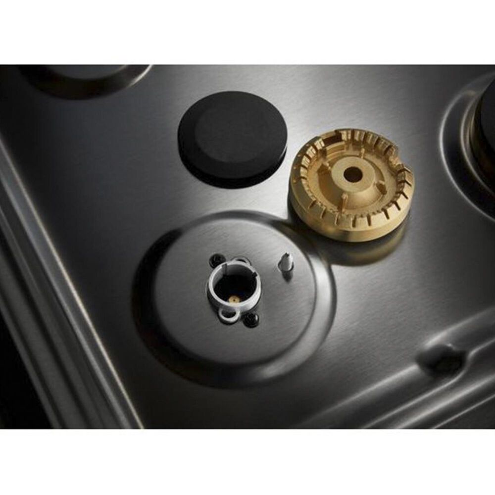 Whirlpool 36 JX3 Gas Downdraft Cooktop in Black Nebraska Furniture Mart