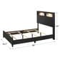 Crown Mark Cadence King Bed in Black and White, , large