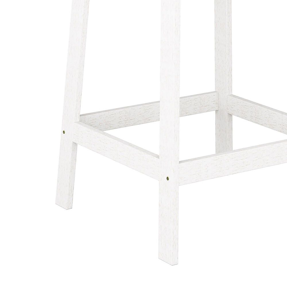CorLiving Miramar 5-Piece Patio Pub Table Set in White, , large