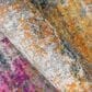Amer Rugs Montana 7"6" Round Orange and Pink Area Rug, , large