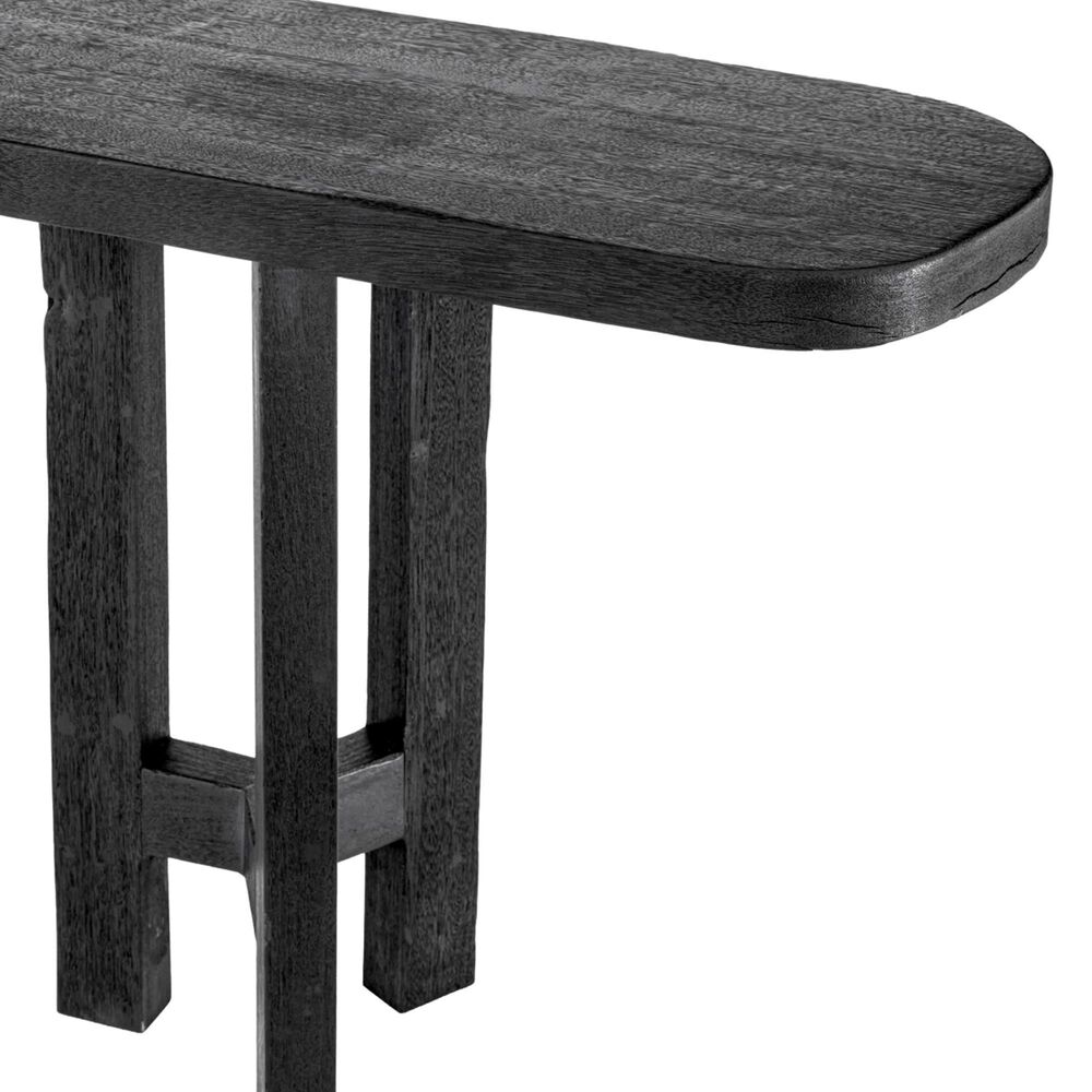 Eichholtz Corpoation Usa Libertine Console Table Top in Burnt Meranti, , large