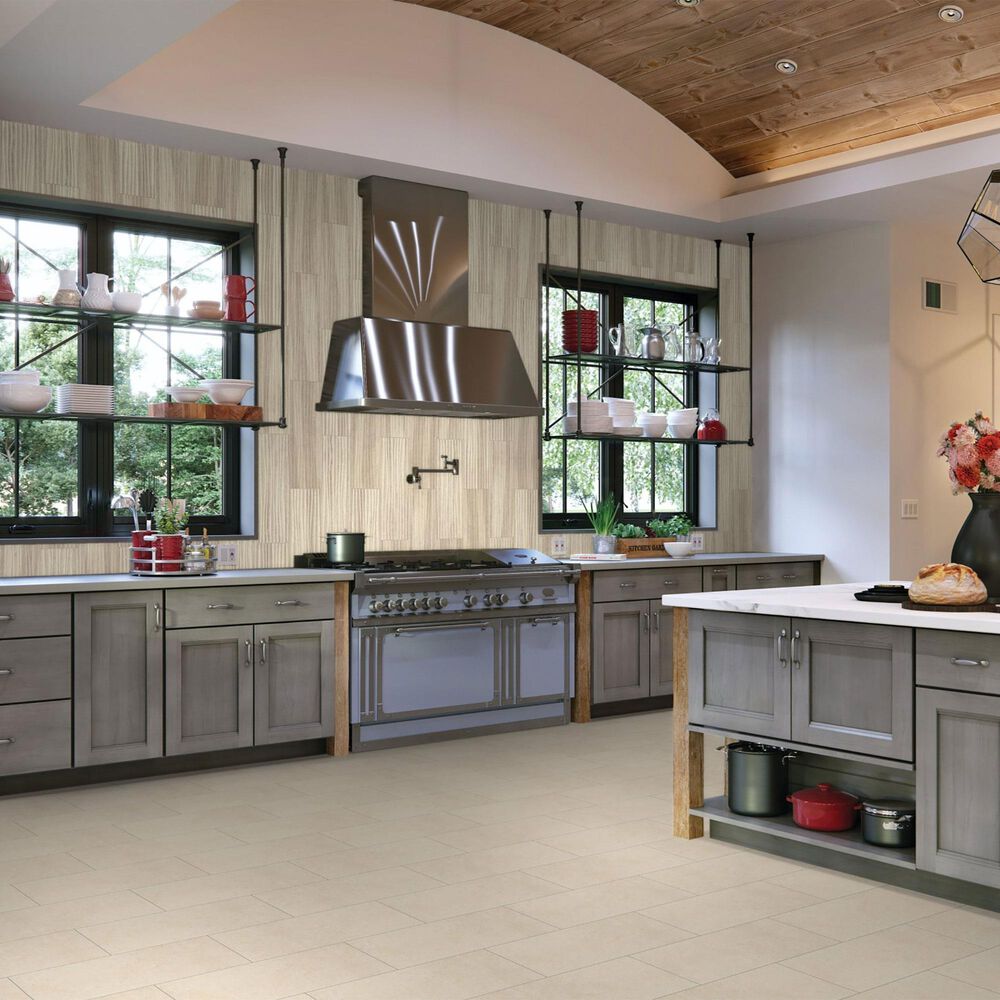 Dal-Tile Haut Monde Nobility White 12&quot; x 24&quot; Polished Porcelain Tile, , large