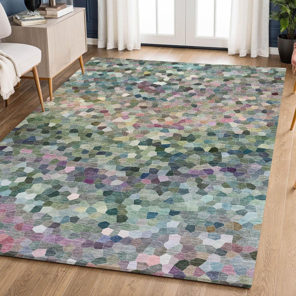 Dalyn Rug Company Kaleidoscope Cactus 10' x 14' Indoor/Outdoor Area Rug, , large