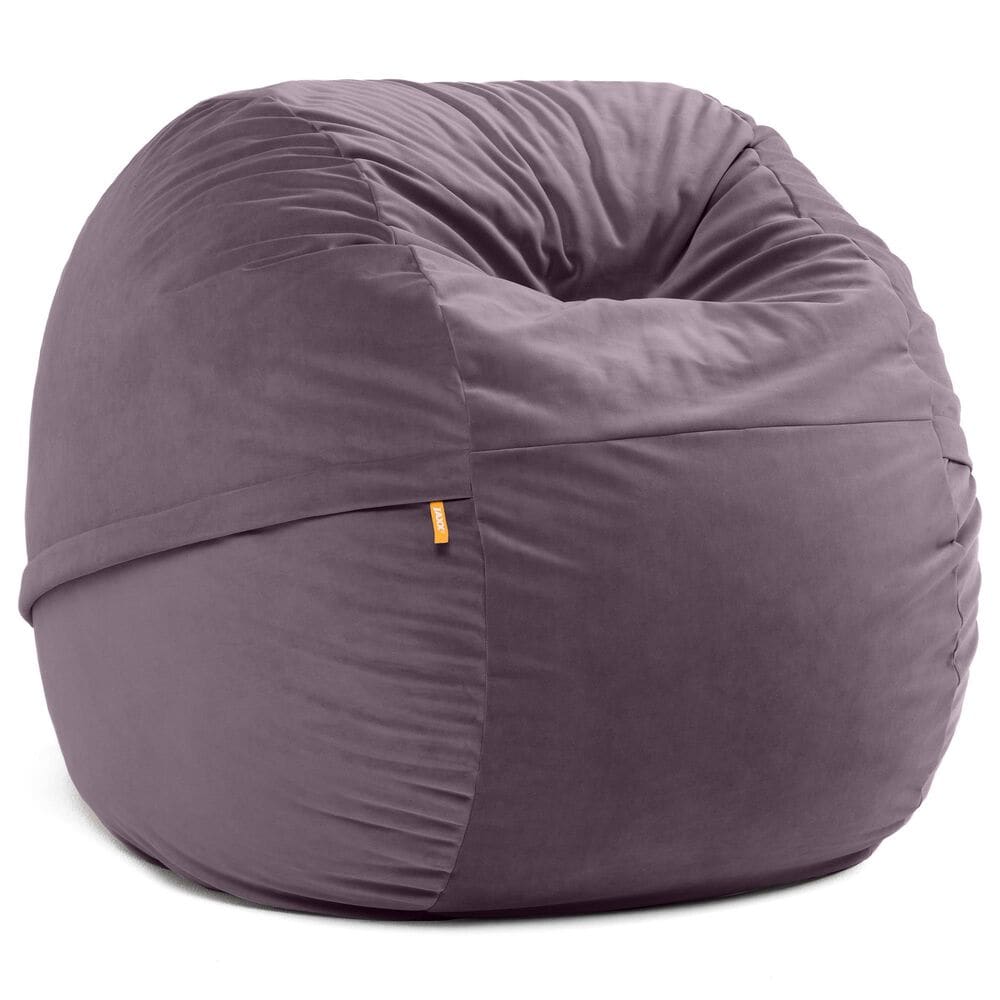 Jaxx Saxx 4" Large Round Bean Bag Chair in Purple, , large