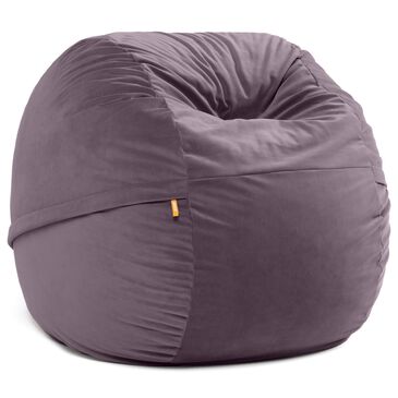 Jaxx Saxx 4" Large Round Bean Bag Chair in Purple, , large