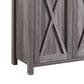 Furniture of America Minor Bakers Rack in Dark Gray, , large