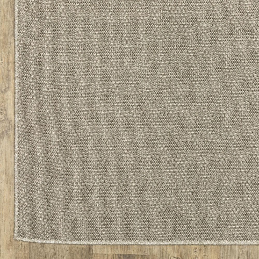 Oriental Weavers Caicos CA07A 5&#39;3&quot; x 7&#39;3&quot; Grey Area Rug, , large
