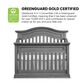 Oxford Baby Glenbrook 3- Piece Nursery Set with 4- In- 1 Crib, Dresser and Changer Top in Graphite Gray, , large
