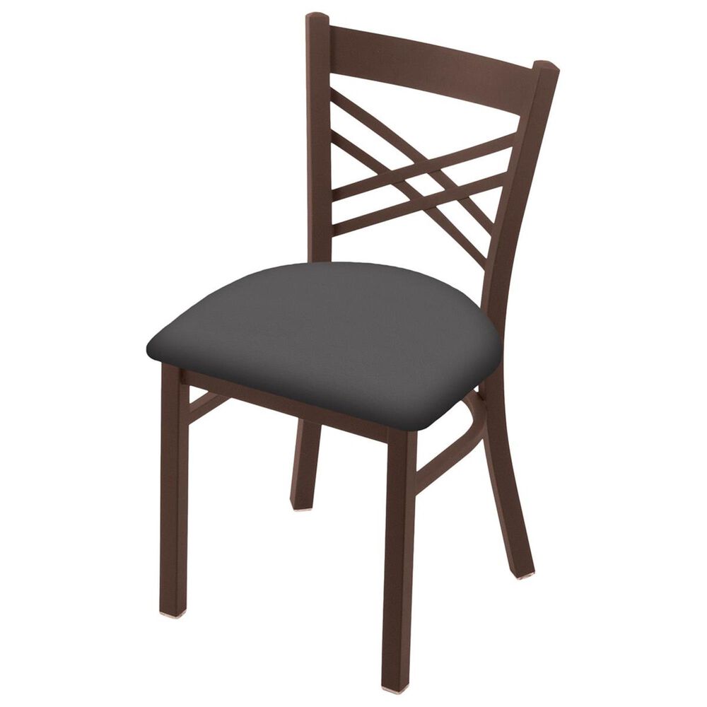 Holland Bar Stool 620 Catalina 18" Chair with Bronze and Canter Storm Seat, , large