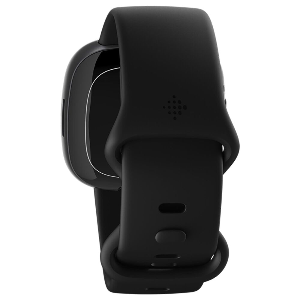 Fitbit Versa 4 Smartwatch Graphite Aluminum with Black Band, , large