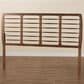 Baxton Studio Carolyn King Slat Headboard in Ash Walnut, , large