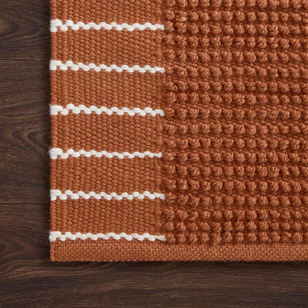 Magnolia Home Sadie 2&#39;3&quot; x 3&#39;9&quot; Terracotta Area Performance Rug, , large