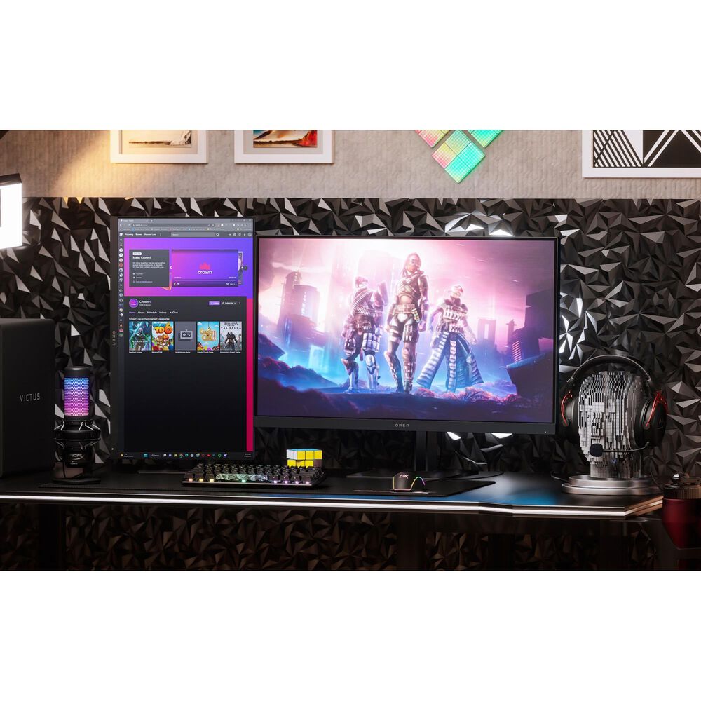 HP Omen 27&quot; QHD 165Hz Gaming Monitor in Black, , large