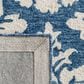 Safavieh Micro-Loop MLP221M 2"3" x 7" Blue and Ivory Runner, , large