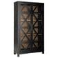 Ashley Christop Accent Cabinet in Black and Natural Brown, , large