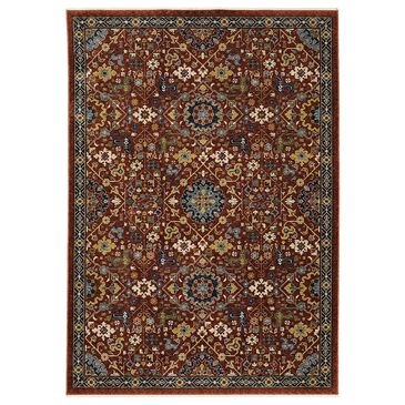 Oriental Weavers Aberdeen Floral 2"3" x 7"6" Red Runner, , large