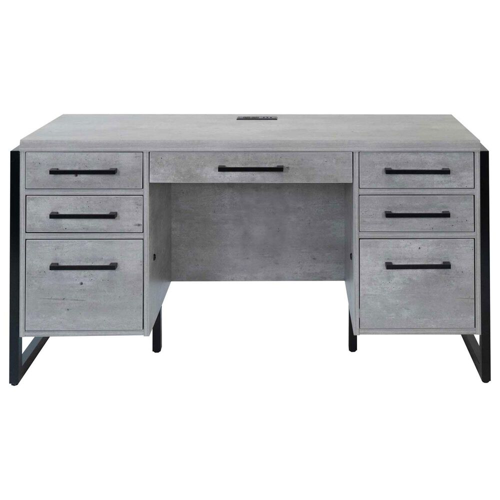 Wycliff Bay Mason Credenza Desk in Concrete, , large